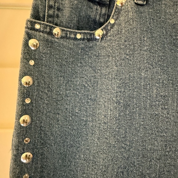 π¦ Host Pick π¦ INC International Concepts Blue Jeans with Studded Accents - Picture 3 of 7